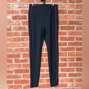 **TALL** MPG for LTS Black Leggings with Colorful Piping